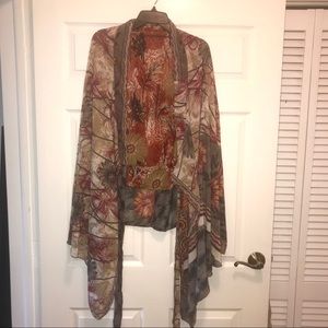 Impressions Convertible Sarong Wrap Dress Large